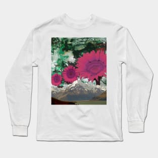 Pink sunflowers Long Sleeve T-Shirt